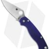 Spyderco Paramilitary 2 Knife Blue/Purple G-10 (3.4" Satin CPM-S110V) C81GPDBL2 1 Spyderco Paramilitary 2 Knife Blue/Purple G-10 (3.4" Satin CPM-S110V) C81GPDBL2 -Knife Sale Shop spyderco c81gpdbl2 cm
