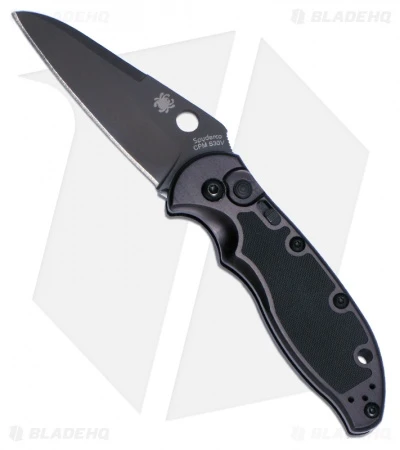 Spyderco Embassy Automatic Knife (3.13" Black) C121BKP 3 Spyderco Embassy Automatic Knife (3.13" Black) C121BKP