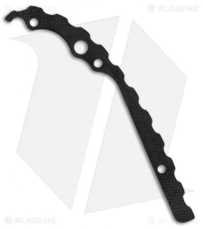 Custom Replacement Mini Griptilian Handle Sculpted Orange G-10 4 Custom Replacement Mini Griptilian Handle Sculpted Orange G-10 - Image 2