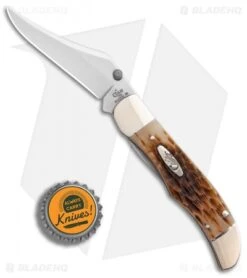 Case Kickstart Mid-Folding Hunter Assisted Knife Jigged Amber Bone (61265AC SS) 9 Case Kickstart Mid-Folding Hunter Assisted Knife Jigged Amber Bone (61265AC SS) -Knife Sale Shop ssisted Opener Amber Bone Peach Seed Jig Mid Hunter Clip BHQ 86045 er bottlecap