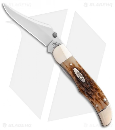 Case Kickstart Mid-Folding Hunter Assisted Knife Jigged Amber Bone (61265AC SS) 3 Case Kickstart Mid-Folding Hunter Assisted Knife Jigged Amber Bone (61265AC SS)