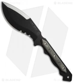 TOPS Knives Cuma Tak-Ri Knife Kukri Fixed Blade (7" Black) CUMATK-01