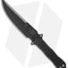 TOPS Knives Zero Dark 30 Knife Fixed Blade (6" Black Plain) -Knife Sale Shop tops knives fixed zero dark 30 tpzero30
