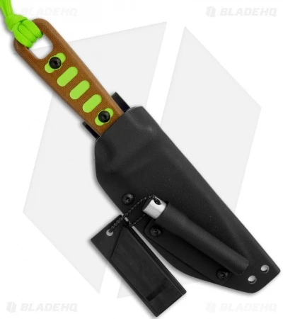 TOPS Knives Lite Trekker Tan/Green Fixed Blade Knife (4.25" Black Plain) TLT-01 4 TOPS Knives Lite Trekker Tan/Green Fixed Blade Knife (4.25" Black Plain) TLT-01 - Image 2