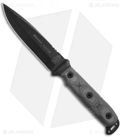 TOPS Knives Mohawk Hunter Knife (5" Black) MKH01 3 TOPS Knives Mohawk Hunter Knife (5" Black) MKH01