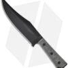 TOPS Knives Prather War Bowie Fixed Blade Knife (7.8" Black) PWB-01