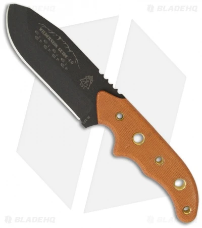 TOPS Knives Wilderness Guide 4.0 Fixed Blade Knife (4.25" Black Plain) WSG-4 3 TOPS Knives Wilderness Guide 4.0 Fixed Blade Knife (4.25" Black Plain) WSG-4